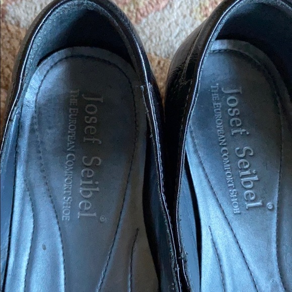 Josef Seibel women’s leather slip on wedge size 38 - Picture 3 of 8